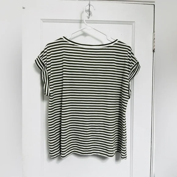 Garnet Hill Stripped Weekender Cropped
Boxy Tee - Picture 2 of 3